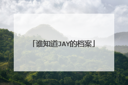 谁知道JAY的档案