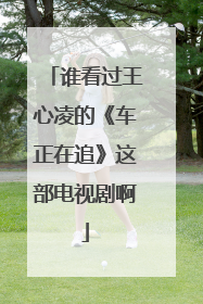 谁看过王心凌的《车正在追》这部电视剧啊