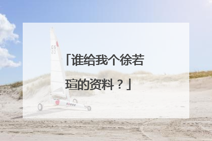 谁给我个徐若瑄的资料？