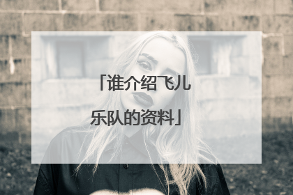 谁介绍飞儿乐队的资料
