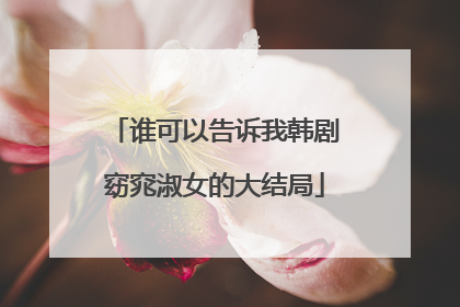 谁可以告诉我韩剧窈窕淑女的大结局