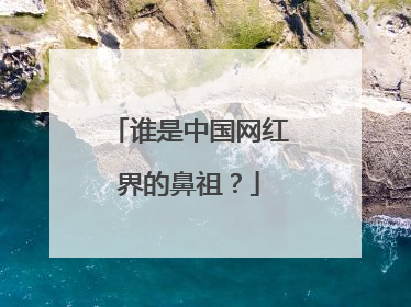 谁是中国网红界的鼻祖?