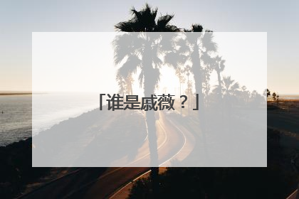 谁是戚薇？
