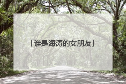 谁是海涛的女朋友