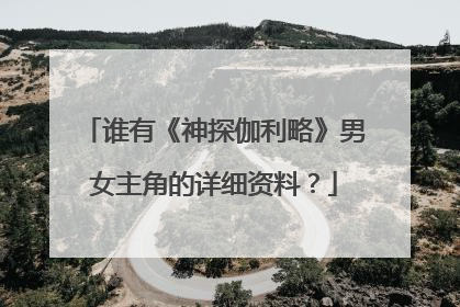 谁有《神探伽利略》男女主角的详细资料?
