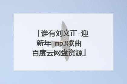 谁有刘文正-迎新年 mp3歌曲百度云网盘资源