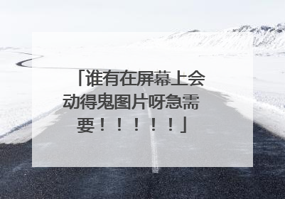 谁有在屏幕上会动得鬼图片呀急需要!!!!!
