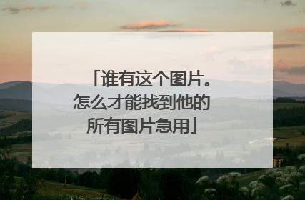 谁有这个图片。怎么才能找到他的所有图片急用