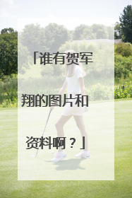 谁有贺军翔的图片和资料啊？