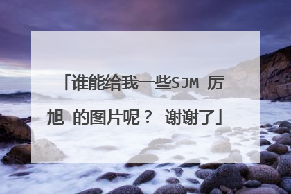 谁能给我一些SJM 厉旭 的图片呢？ 谢谢了