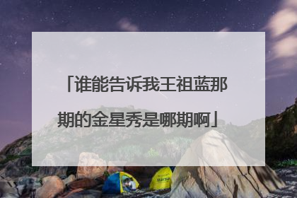 谁能告诉我王祖蓝那期的金星秀是哪期啊