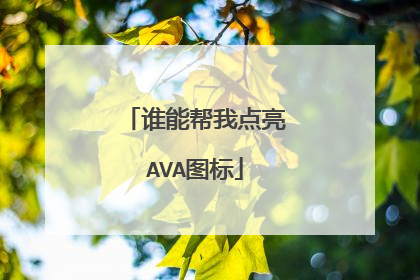 谁能帮我点亮AVA图标