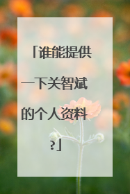 谁能提供一下关智斌的个人资料?