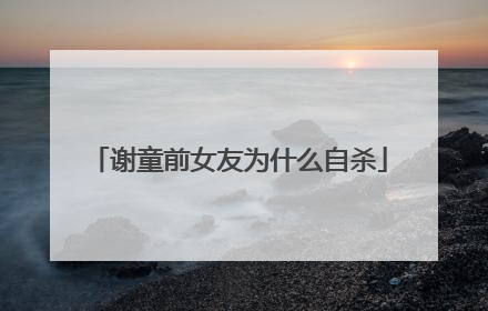 谢童前女友为什么自杀