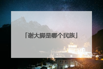 谢大脚是哪个民族