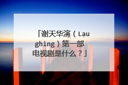 谢天华演(Laughing)第一部电视剧是什么?