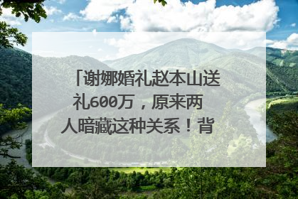 谢娜婚礼赵本山送礼600万，原来两人暗藏这种关系！背后有什么原因呢？
