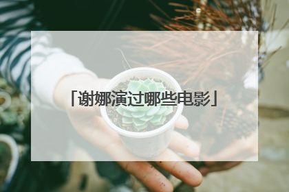 谢娜演过哪些电影