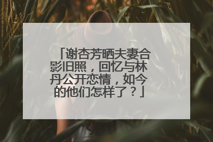 谢杏芳晒夫妻合影旧照，回忆与林丹公开恋情，如今的他们怎样了？