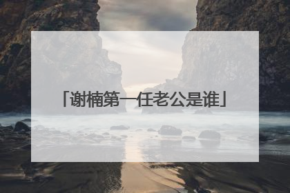 谢楠第一任老公是谁
