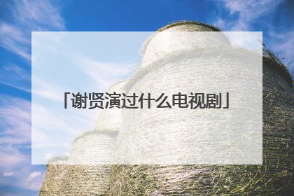 谢贤演过什么电视剧