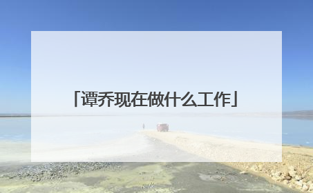 谭乔现在做什么工作