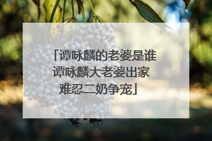 谭咏麟的老婆是谁 谭咏麟大老婆出家难忍二奶争宠