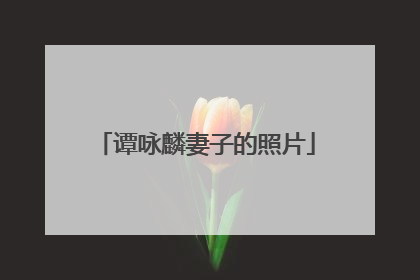 谭咏麟妻子的照片