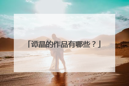 谭晶的作品有哪些？