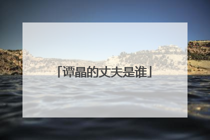 谭晶的丈夫是谁