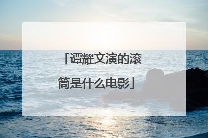 谭耀文演的滚筒是什么电影