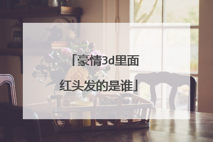 豪情3d里面红头发的是谁