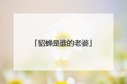 貂蝉是谁的老婆