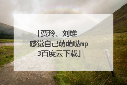 贾玲、刘维 - 感觉自己萌萌哒mp3百度云下载