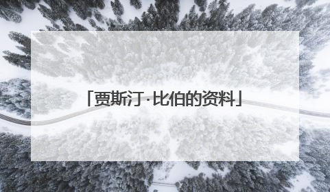 贾斯汀·比伯的资料