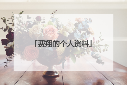 费翔的个人资料