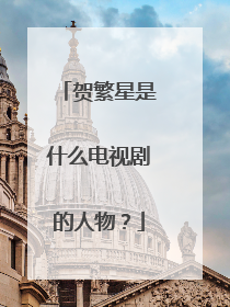 贺繁星是什么电视剧的人物?