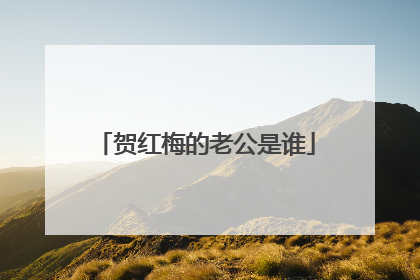 贺红梅的老公是谁