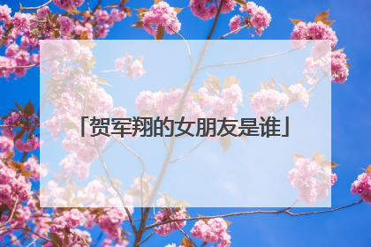 贺军翔的女朋友是谁