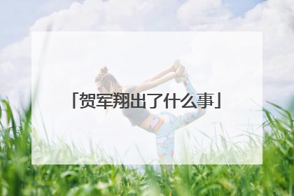 贺军翔出了什么事