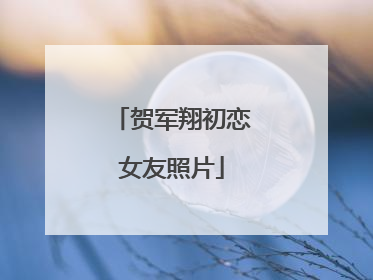 贺军翔初恋女友照片