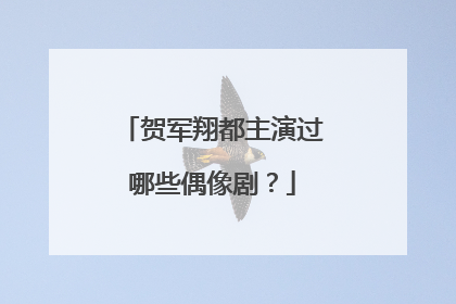 贺军翔都主演过哪些偶像剧？