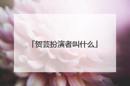 贺芸扮演者叫什么