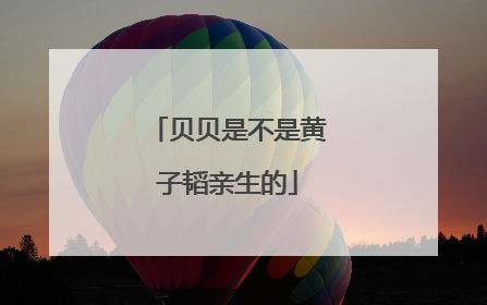 贝贝是不是黄子韬亲生的