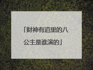 财神有道里的八公主是谁演的