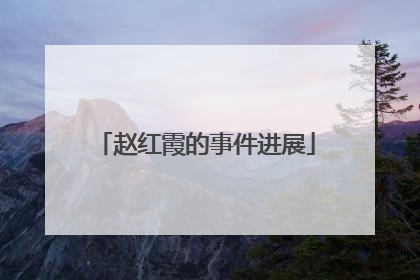 赵红霞的事件进展