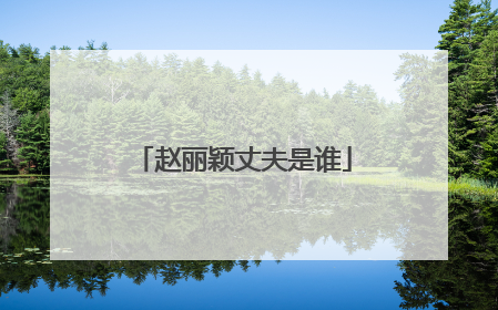 赵丽颖丈夫是谁