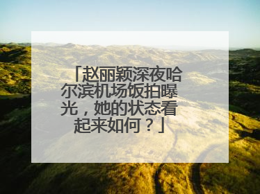 赵丽颖深夜哈尔滨机场饭拍曝光,她的状态看起来如何?