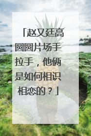 赵又廷高圆圆片场手拉手，他俩是如何相识相恋的？