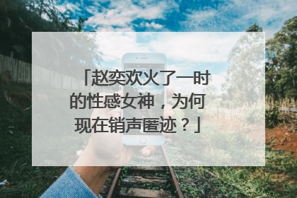 赵奕欢火了一时的性感女神，为何现在销声匿迹？